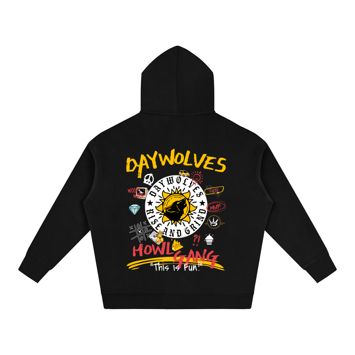 This Is Fun Unisex Oversize Fleeced Hoodie