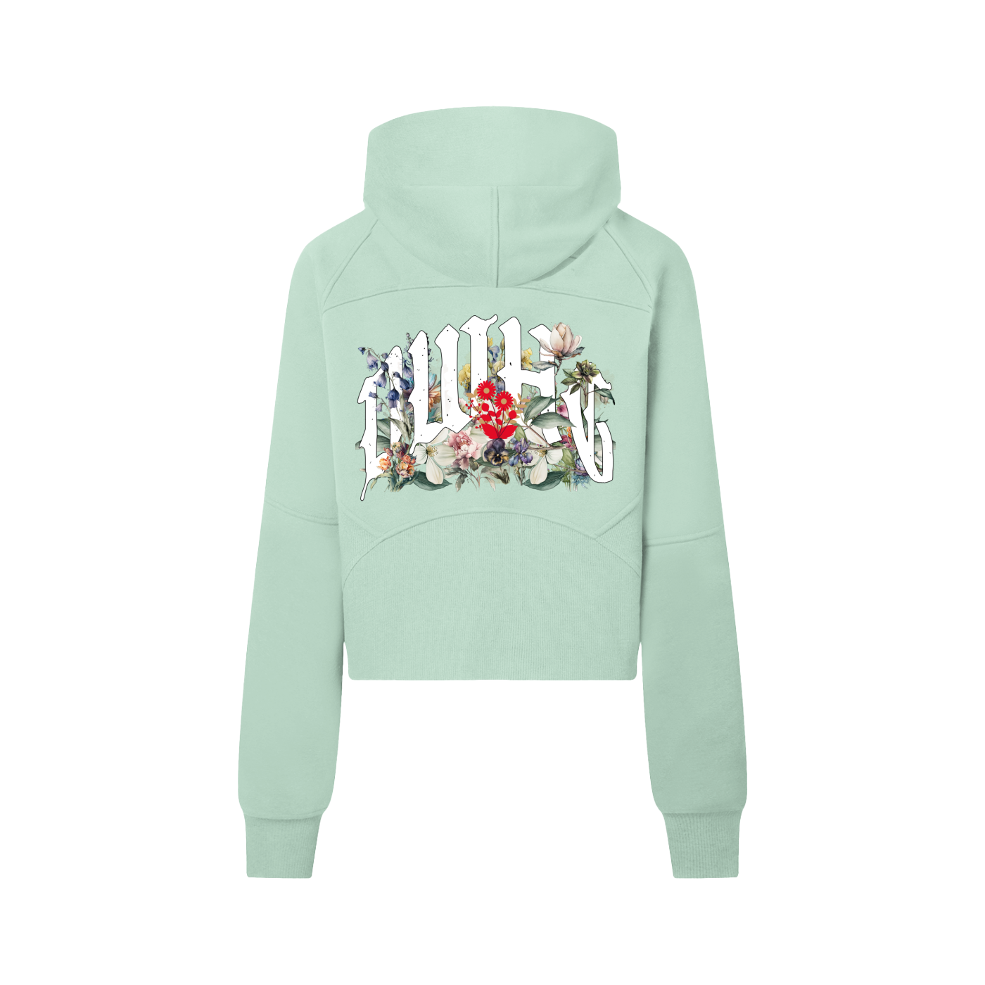 Cropped Half-Zip Hoodie