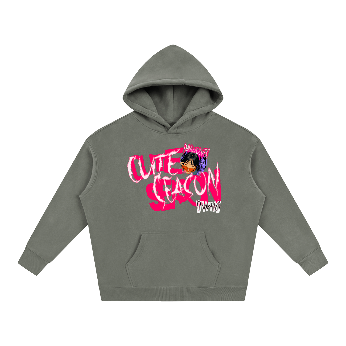 Cute Season DW Oversize Fleeced Hoodie