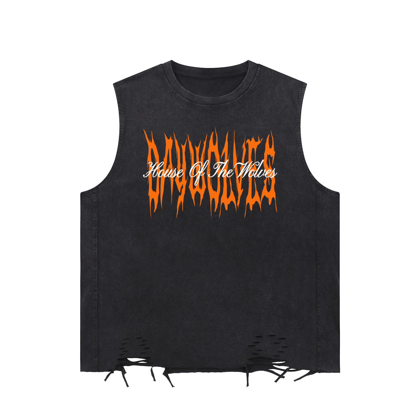DW House of the Wolves Raw-Hem Tank