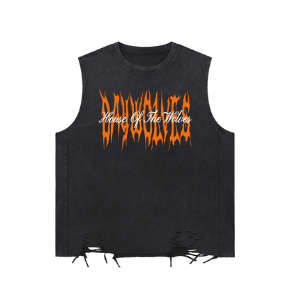 DW House of the Wolves Raw-Hem Tank