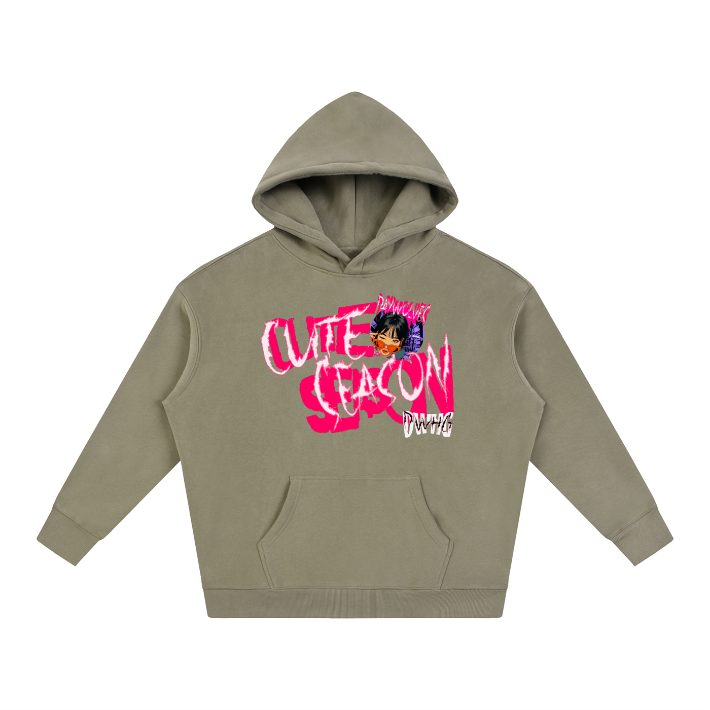 Cute Season DW Oversize Fleeced Hoodie