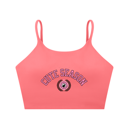 Spaghetti Strap Yoga Sports Bra