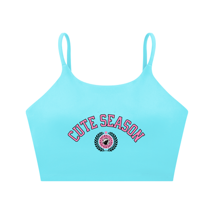Spaghetti Strap Yoga Sports Bra