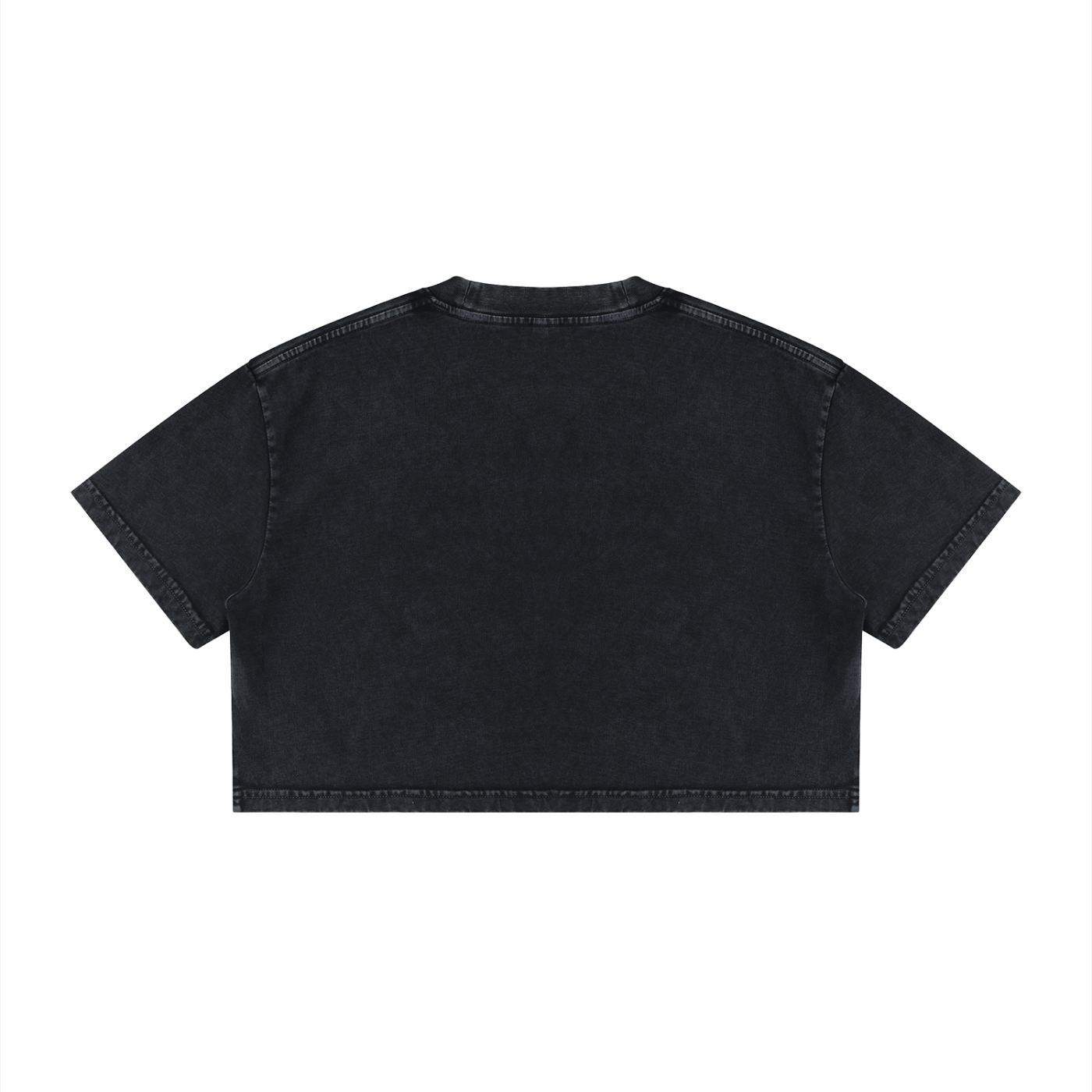 Excuse Me Wash Cotton Crop T-Shirt