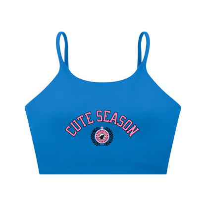 Spaghetti Strap Yoga Sports Bra