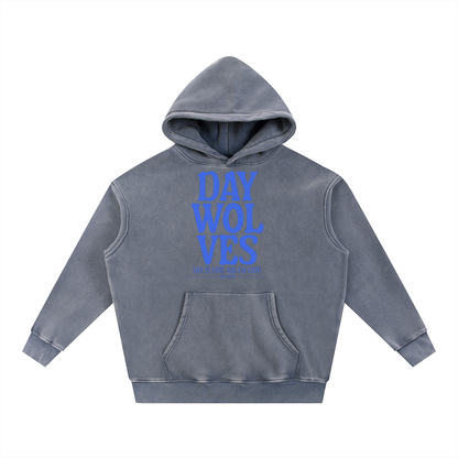 Snow Wash Fleece Oversize Hoodie