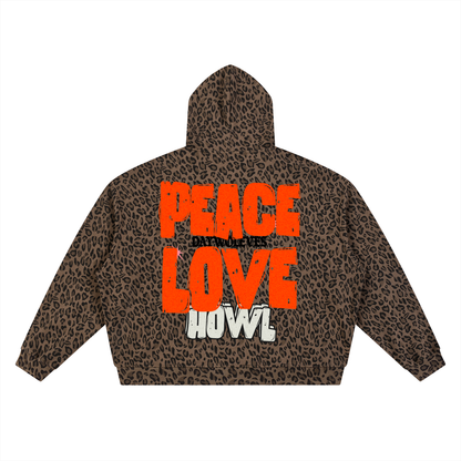 PEAVE LOVE HOWL Full Zip Jacket