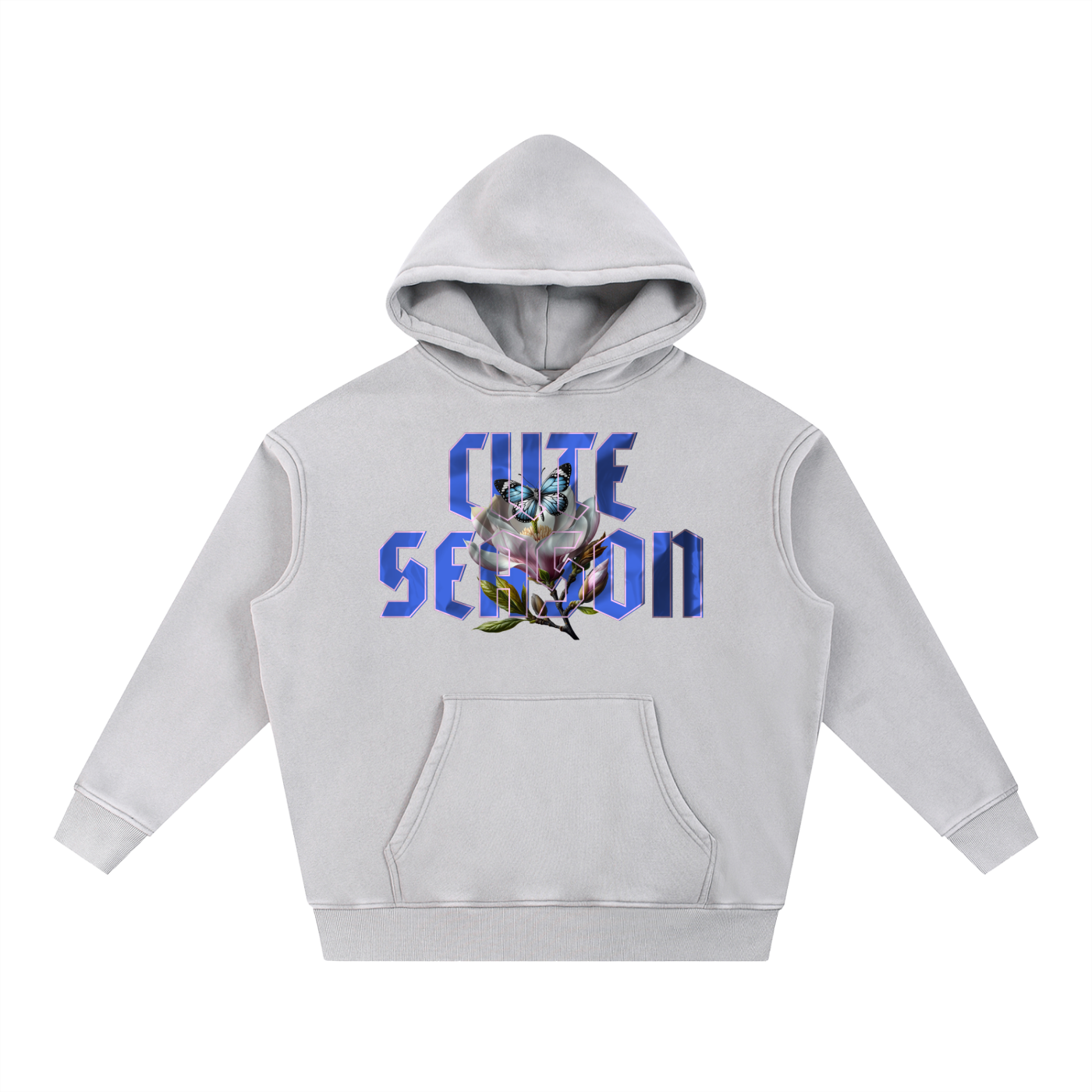 Snow Wash Fleece Oversize Hoodie