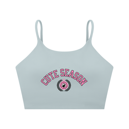 Spaghetti Strap Yoga Sports Bra
