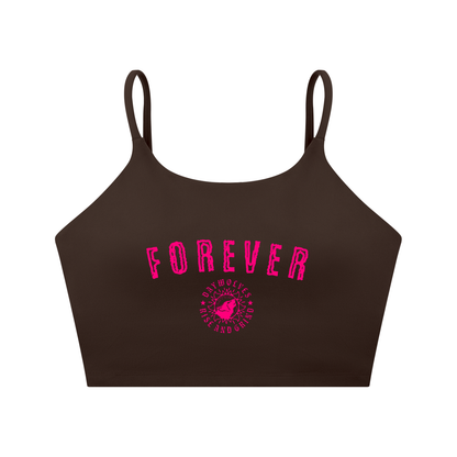 Spaghetti Strap Yoga Sports Bra