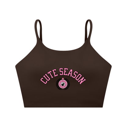Spaghetti Strap Yoga Sports Bra