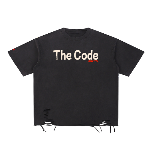 DW The Code Raw-Hem Tee