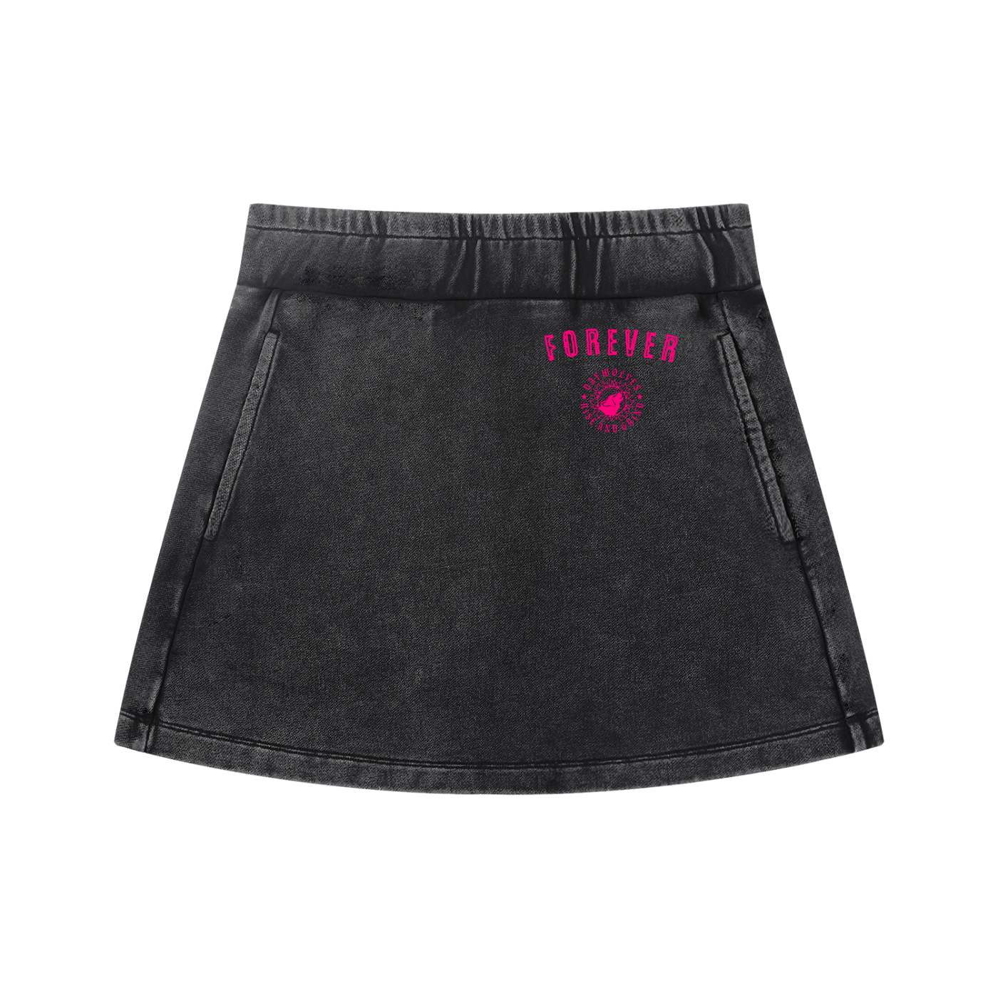 Women's Mineral Wash Mini Skirt